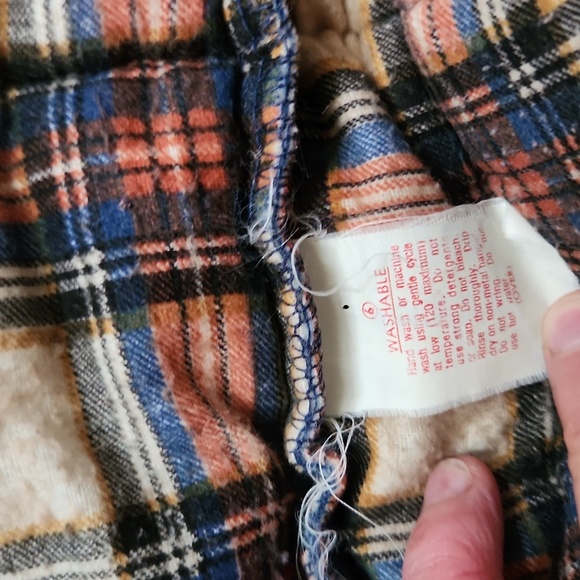 Lakeshire Vintage 80's Blue Quilted Men's Vest Size 6 - Picture 4 of 5